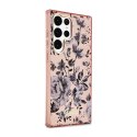 Guess Flower Collection - Case for Samsung Galaxy S23 Ultra (Pink)