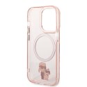 Karl Lagerfeld IML NFT Karl & Choupette MagSafe - Case for iPhone 14 Pro (Pink)