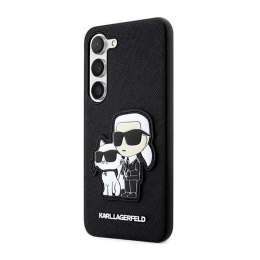 Karl Lagerfeld NFT Saffiano Karl & Choupette - Case for Samsung Galaxy S23+ (Black)