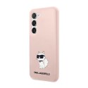 Karl Lagerfeld Silicone NFT Choupette - Case for Samsung Galaxy S23+ (Pink)