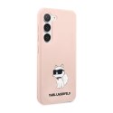 Karl Lagerfeld Silicone NFT Choupette - Case for Samsung Galaxy S23+ (Pink)