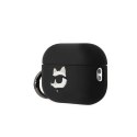 Karl Lagerfeld Silicone NFT Choupette Head 3D - AirPods Pro 2 Case (black)