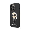 Karl Lagerfeld Silicone NFT Ikonik - Case for iPhone 14 Pro (Black)