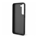 Guess 4G Bottom Stripe Metal Logo Collection - Case for Samsung Galaxy S23 (Black)