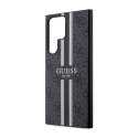 Guess 4G Printed Stripe - Case for Samsung Galaxy S23 Ultra (Black)