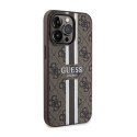Guess 4G Printed Stripes MagSafe - Case for iPhone 13 Pro (Brown)
