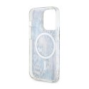 Guess Leopard MagSafe - Case for iPhone 14 Pro (Blue)