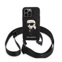 Karl Lagerfeld NFT Monogram Ikonik Patch - Case for iPhone 14 Pro (Black)