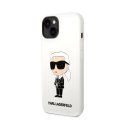 Karl Lagerfeld Silicone NFT Ikonik - Case for iPhone 14 Plus (White)