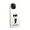 Karl Lagerfeld Silicone NFT Ikonik - Case for iPhone 14 Plus (White)