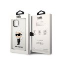 Karl Lagerfeld Silicone NFT Ikonik - Case for iPhone 14 Plus (White)