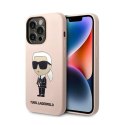 Karl Lagerfeld Silicone NFT Ikonik - Case for iPhone 14 Pro (Pink)