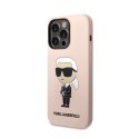 Karl Lagerfeld Silicone NFT Ikonik - Case for iPhone 14 Pro (Pink)