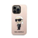 Karl Lagerfeld Silicone NFT Ikonik - Case for iPhone 14 Pro (Pink)