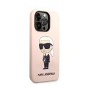 Karl Lagerfeld Silicone NFT Ikonik - Case for iPhone 14 Pro (Pink)