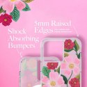 Rifle Paper Clear - Case decorated in gold for iPhone 14 / iPhone 13 (Rose Garden)