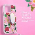 Rifle Paper Clear MagSafe - Case decorated in gold for iPhone 14 Pro Max (Rose Garden)