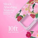 Rifle Paper Clear MagSafe - Case decorated in gold for iPhone 14 Pro Max (Rose Garden)