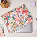 Rifle Paper Laptop Sleeve - Sleeve for MacBook Pro 16" / Laptop 16.2" (Garden Party Blush)