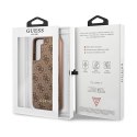Guess 4G Metal Logo - Case for Samsung Galaxy S23 (Brown)