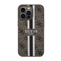 Guess 4G Printed Stripes MagSafe - Case for iPhone 13 Pro Max (Brown)