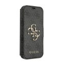 Guess Booktype 4G Big Metal Logo - Case for iPhone 13 Pro Max (Grey)