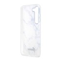 Guess Marble Collection - Case for Samsung Galaxy S23+ (White)