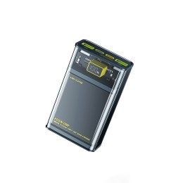 WEKOME WP-321 Vanguard Series - Power bank 20000 mAh Super Charging PD 20W + QC 22.5W (Black / Transparent)