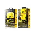 WEKOME WP-U141 Tint Series - Power charger 2x USB-C & USB-A Super Fast Charge GaN 67W (Yellow)