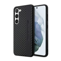 AMG Carbon Stripe & Embossed - Case for Samsung Galaxy S23+ (Black)