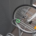 Dunlop - Keyed spiral bicycle lock (Green)