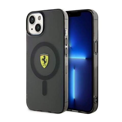 Ferrari Translucent MagSafe - Case for iPhone 14 (Black)