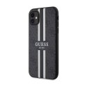 Guess 4G Printed Stripes MagSafe - Case for iPhone 11 (Black)