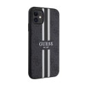 Guess 4G Printed Stripes MagSafe - Case for iPhone 11 (Black)