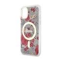 Guess Flower MagSafe - Case for iPhone 11 (Green)