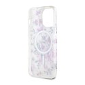 Guess Flower MagSafe - Case for iPhone 14 Pro Max (Transparent)