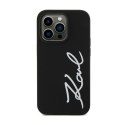 Karl Lagerfeld Silicone Signature - Case for iPhone 11 (Black)