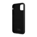 Karl Lagerfeld Silicone Signature - Case for iPhone 11 (Black)