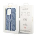 Guess 4G Printed Stripes MagSafe - Case for iPhone 14 Pro Max (Blue)