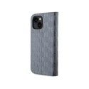 Karl Lagerfeld Booktype Saffiano Monogram - Case for iPhone 14 (Grey)