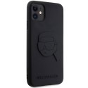 Karl Lagerfeld Rubber Karl Head 3D - Case for iPhone 11 (Black)