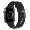 PURO ICON - Elastic strap for Apple Watch 38/40/41 mm (S/M & M/L) (Black)