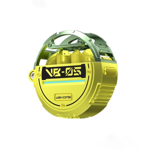 WEKOME VB05 Vanguard Series - Bluetooth V5.3 TWS wireless headphones with charging case (Green)