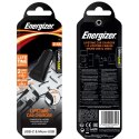 Energizer HardCase - Car charger 2x USB-A 2.4A + USB-C & Micro USB cable (Black)