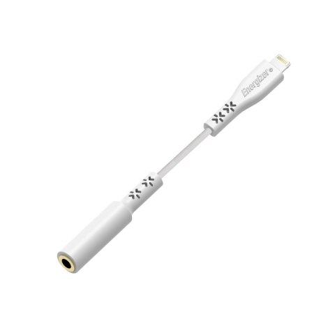 Energizer HardCase - Lightning to 3.5 mm jack audio adapter MFi-certified 11 cm ROW (White)