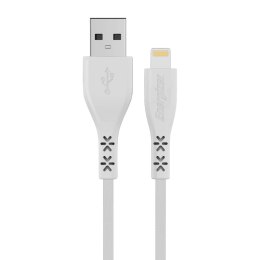 Energizer HardCase - USB-A to Lightning connecting cable MFi certified 1.2m (White)