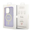 Guess Glitter Gold MagSafe - Case for iPhone 14 Pro Max (Purple)