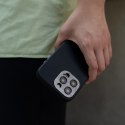 Moshi Napa MagSafe - Leather case for iPhone 15 Pro (Midnight Black)