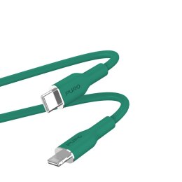 PURO ICON Soft Cable - USB-C to Lightning MFi 1.5 m (Jade)