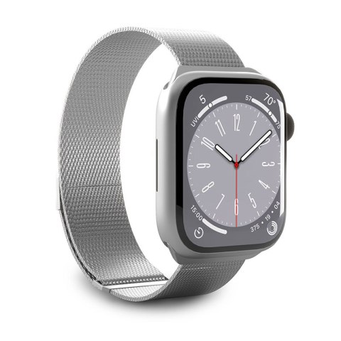 Puro Milanese Magnetic Band - Stainless Steel Strap for Apple Watch 42/44/45/49 mm (Silver)